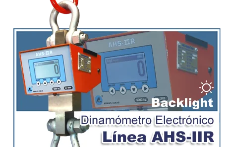 Dinamómetro electrónico AHS-IIR
