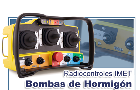 Radiocontroles IMET Bombas de Hormigón
