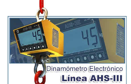 Dinamómetro electrónico AHS-III