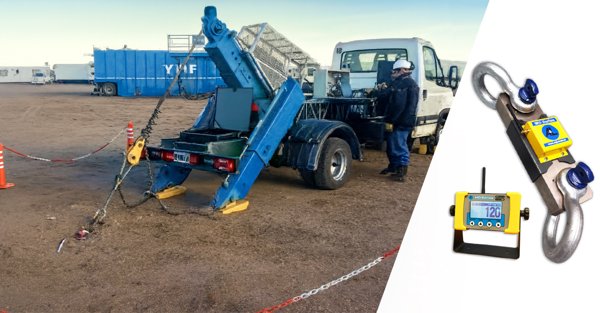 Dinamómetro Electrónico WD-SERIES Wireless-aplicación